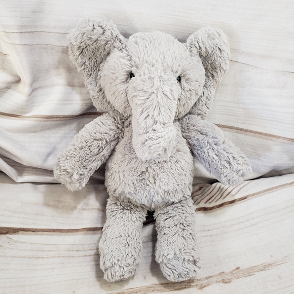 Pottery Barn Kids Elephant Plush Stuffed Toy Gray 11 Inch 2016 - Picture 10 of 10